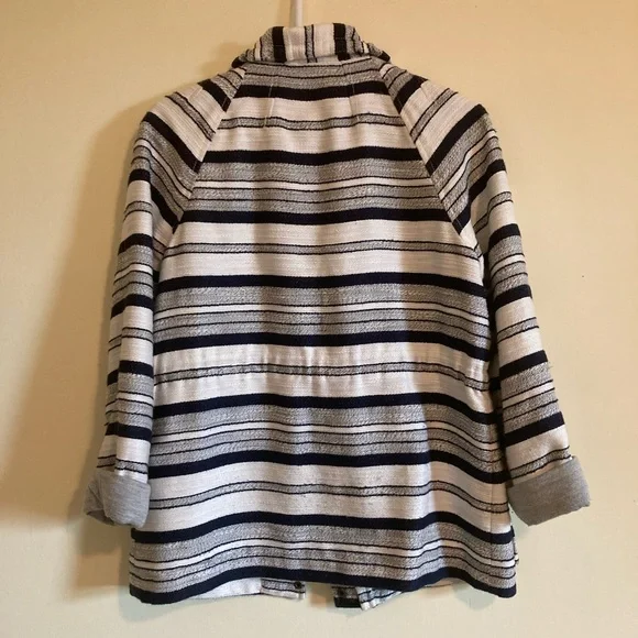 LOFT Nautical Striped Jacket - Picture 4 of 6